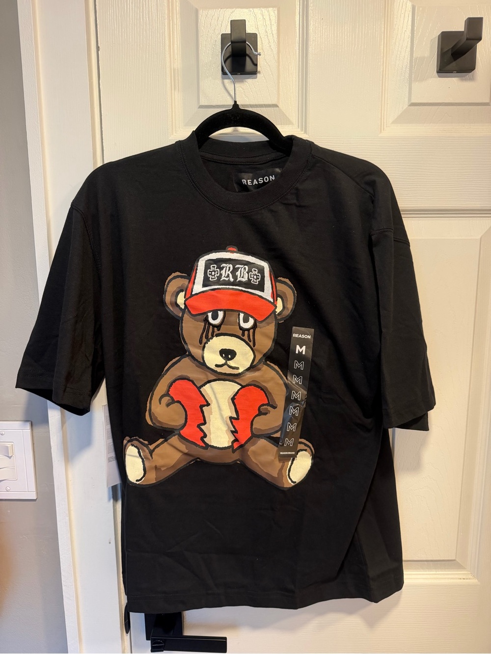 Reason Teddy Bear Graphic Tee Men's Size Medium